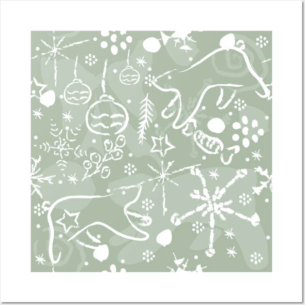 Winter Pattern Wall Art by Countryside